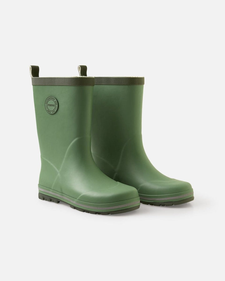 Reima Taika 2.0 Rain Boots | Kids Waterproof Rubber Boots in Green Clay - Nest and Sprout - Reima