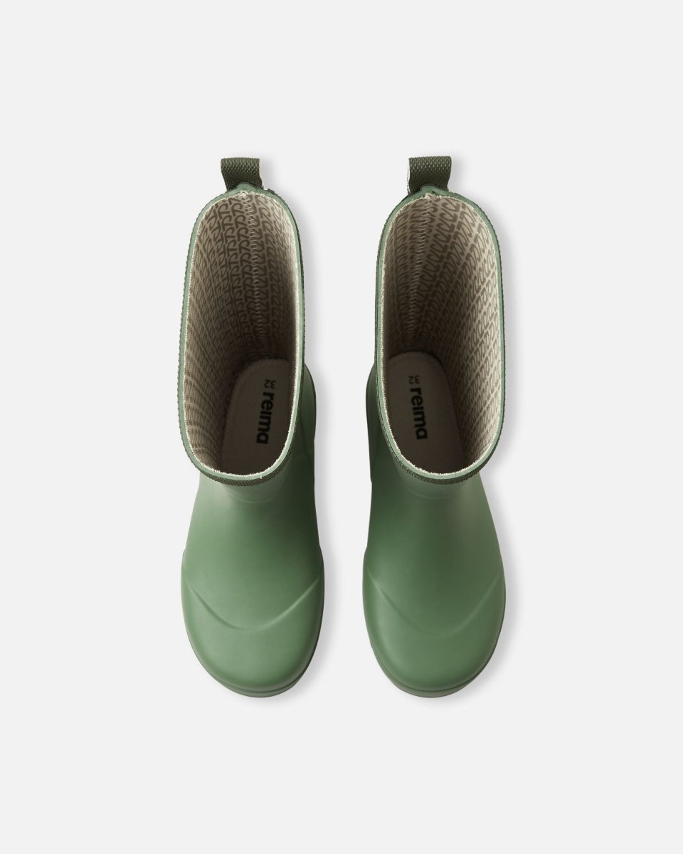 Reima Taika 2.0 Rain Boots | Kids Waterproof Rubber Boots in Green Clay - Nest and Sprout - Reima