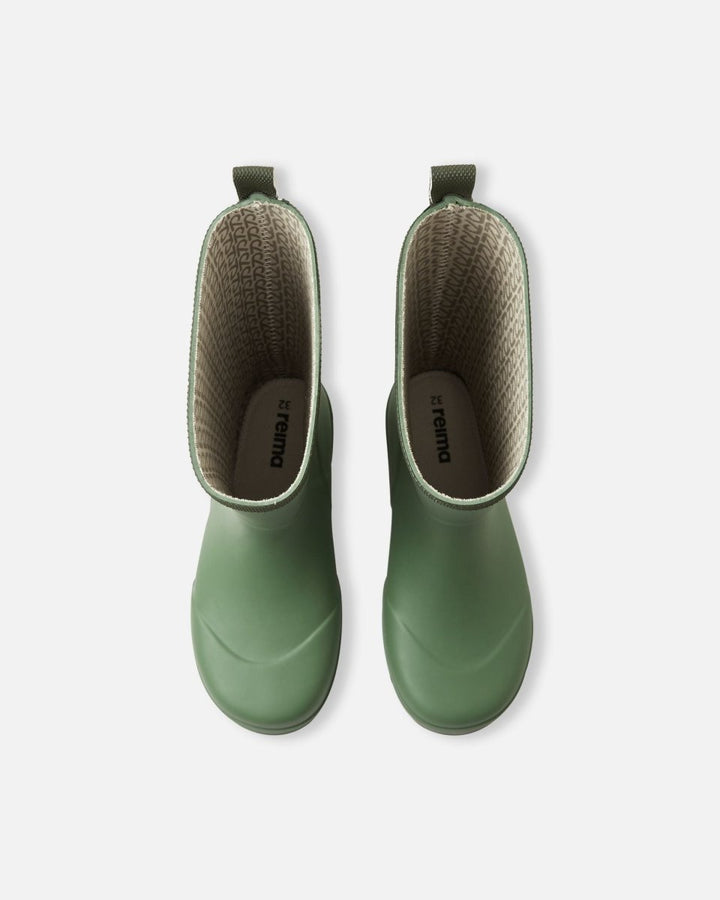 Reima Taika 2.0 Rain Boots | Kids Waterproof Rubber Boots in Green Clay - Nest and Sprout - Reima