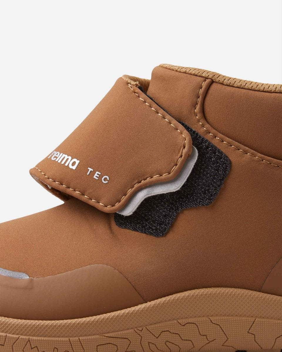 ReimaTec Hyppii Barefoot Bootie – Cinnamon Brown | Toddler Waterproof Barefoot Shoes - Nest and Sprout - Reima