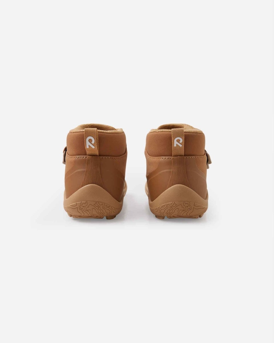 ReimaTec Hyppii Barefoot Bootie – Cinnamon Brown | Toddler Waterproof Barefoot Shoes - Nest and Sprout - Reima