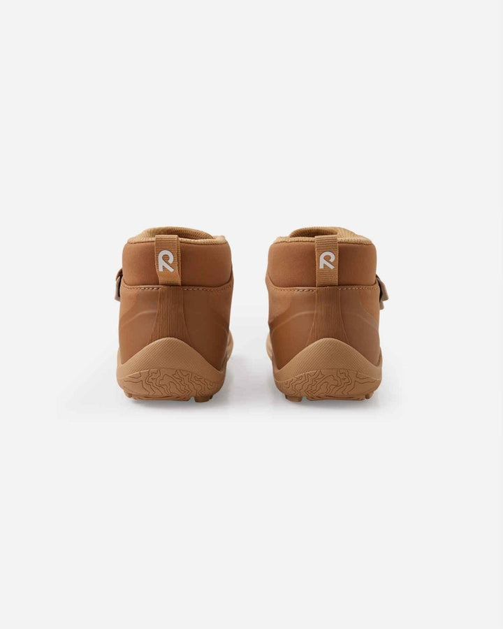 ReimaTec Hyppii Barefoot Bootie – Cinnamon Brown | Toddler Waterproof Barefoot Shoes - Nest and Sprout - Reima