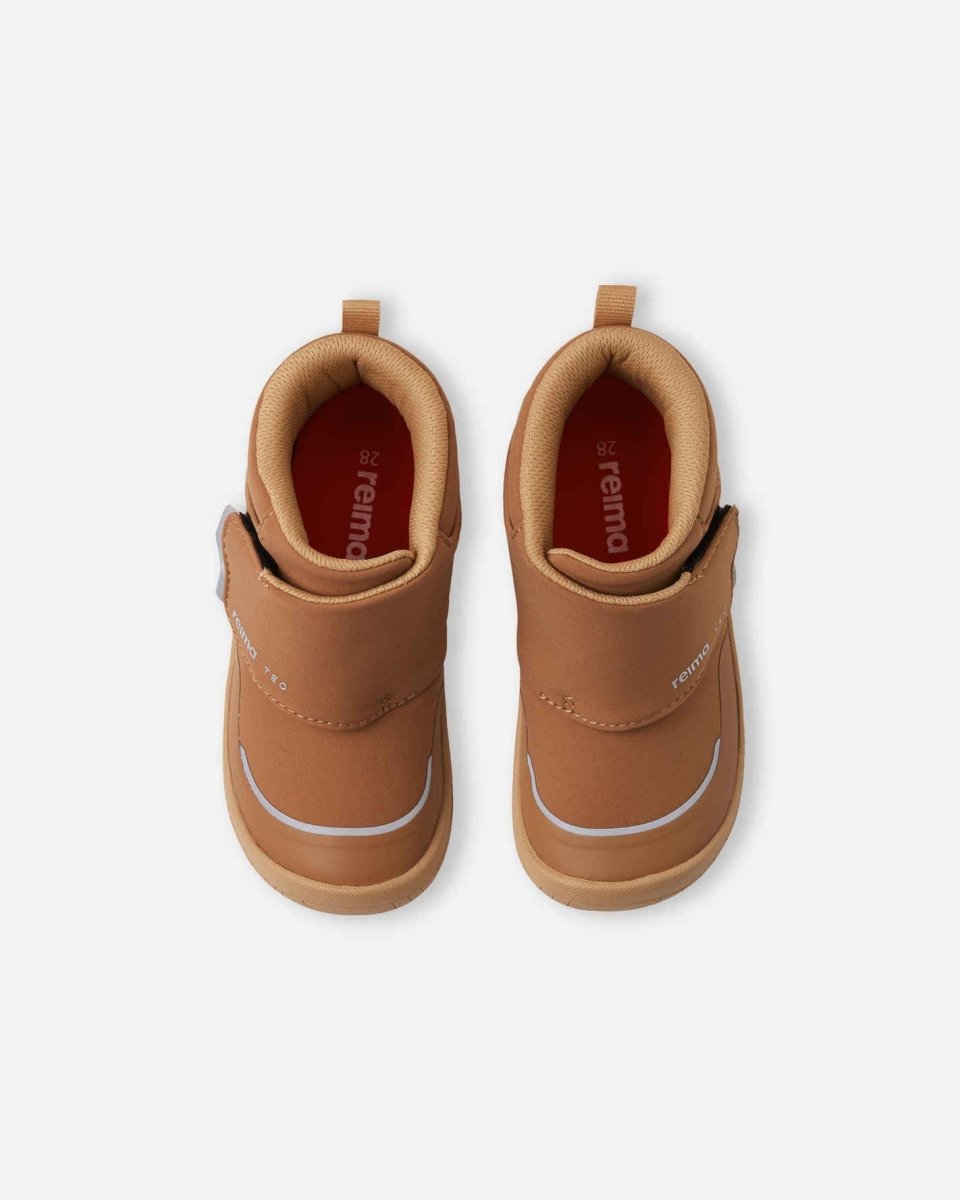 ReimaTec Hyppii Barefoot Bootie – Cinnamon Brown | Toddler Waterproof Barefoot Shoes - Nest and Sprout - Reima