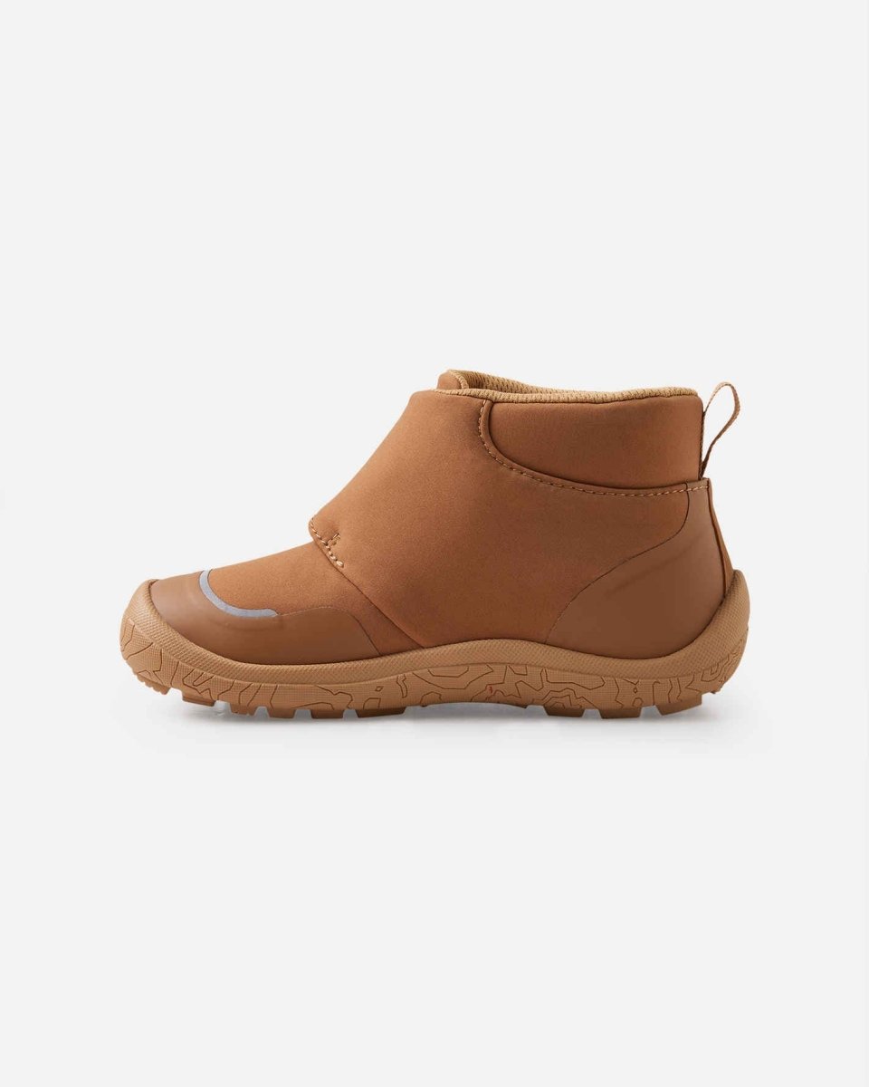 ReimaTec Hyppii Barefoot Bootie – Cinnamon Brown | Toddler Waterproof Barefoot Shoes - Nest and Sprout - Reima