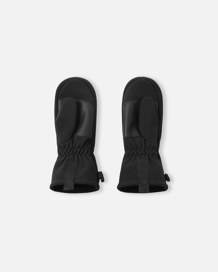Reima Softshell Mittens - Osaten - Black | Size 4-6Y
