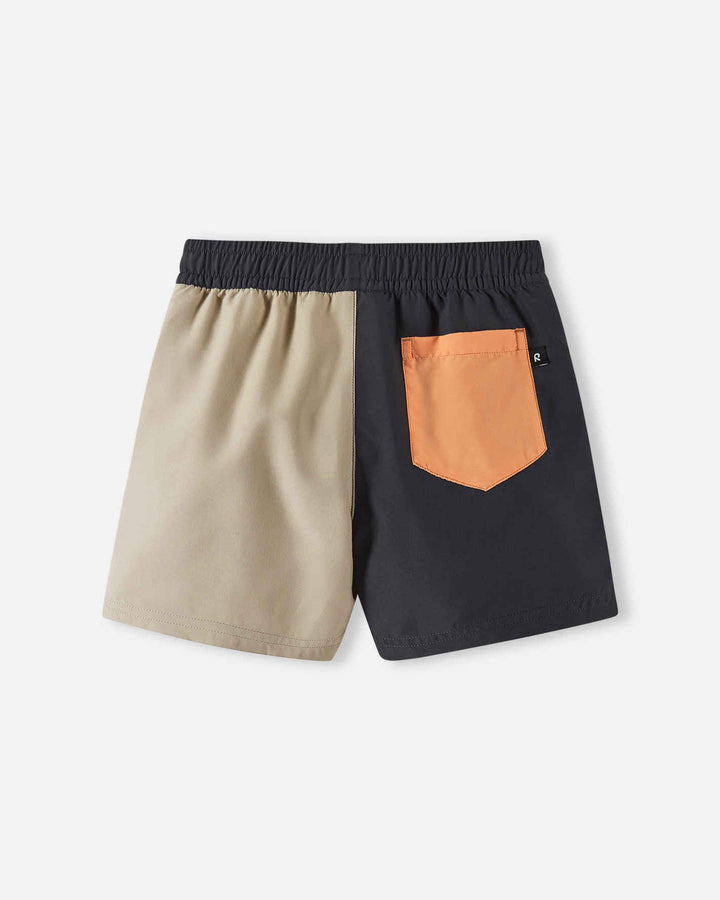Reima Palmu Kids Swim Trunks UPF 50+ | Soft Black - Nest and Sprout - Reima