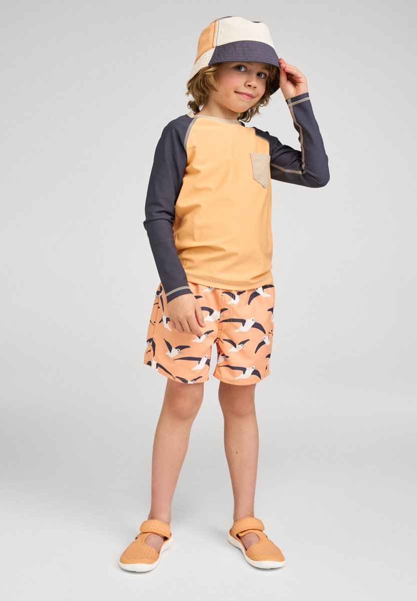 Reima SunProof Swim Shirt – Kroolaus (Apricot) - Nest and Sprout - Reima