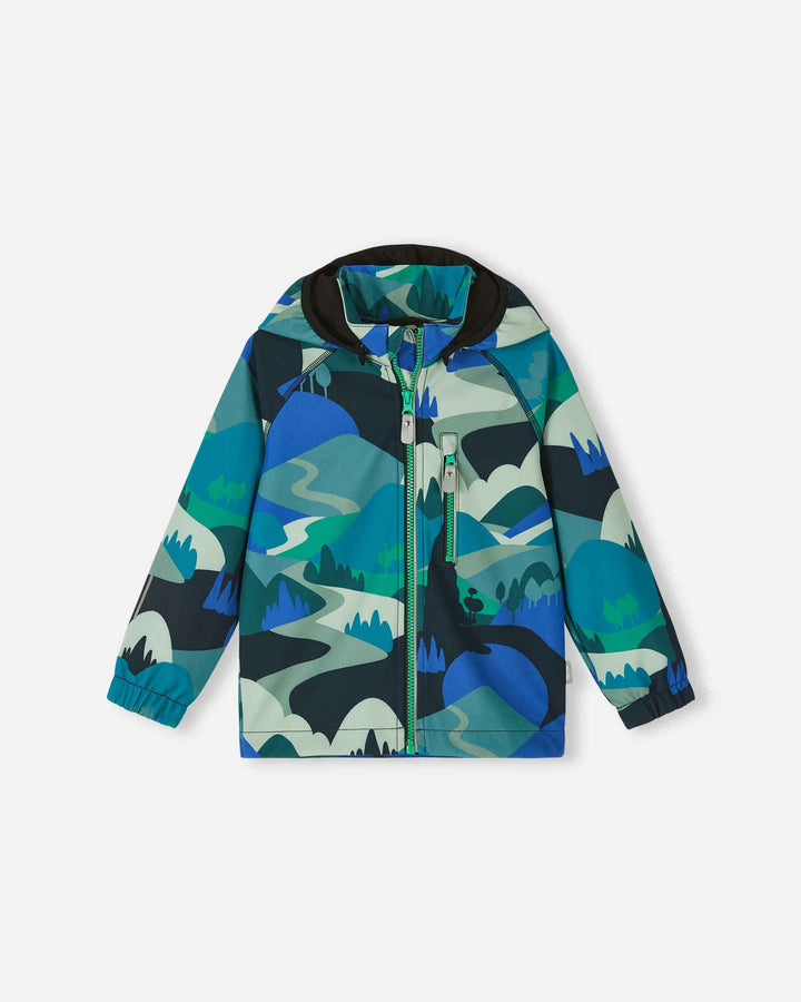 Reima Vantti Kids' Softshell Jacket – Blue
