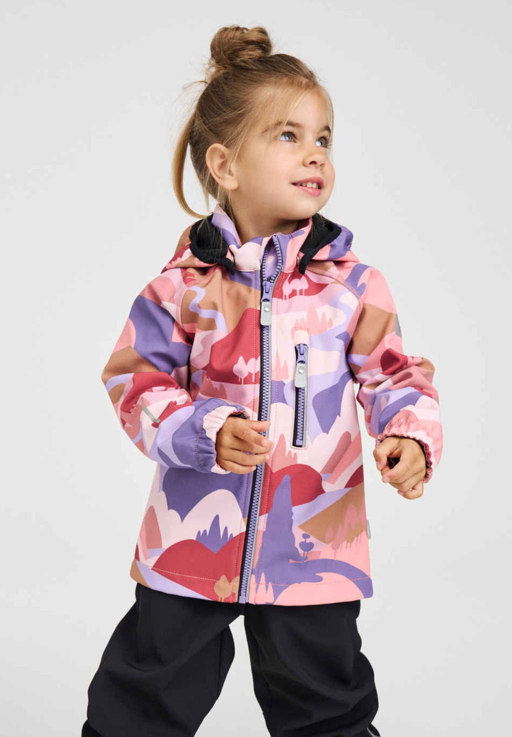 Reima Vantti Kids' Softshell Jacket – Rose Blush