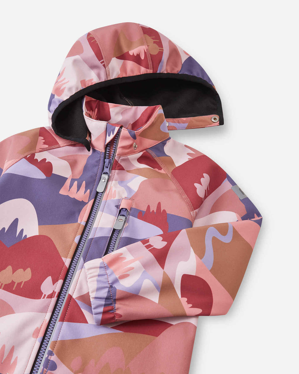 Reima Vantti Kids' Softshell Jacket – Rose Blush