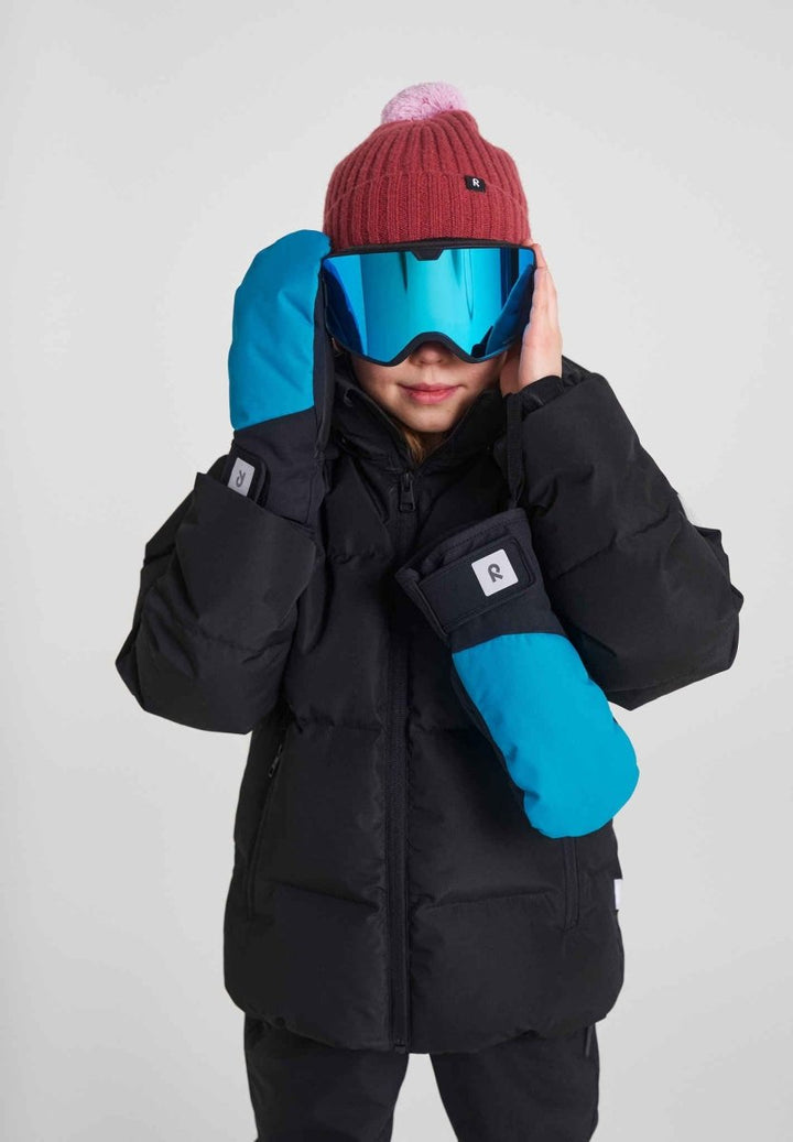 Reima Waterproof Ski Mittens – Lapases – Aquatic Blue - Nest and Sprout-Reima