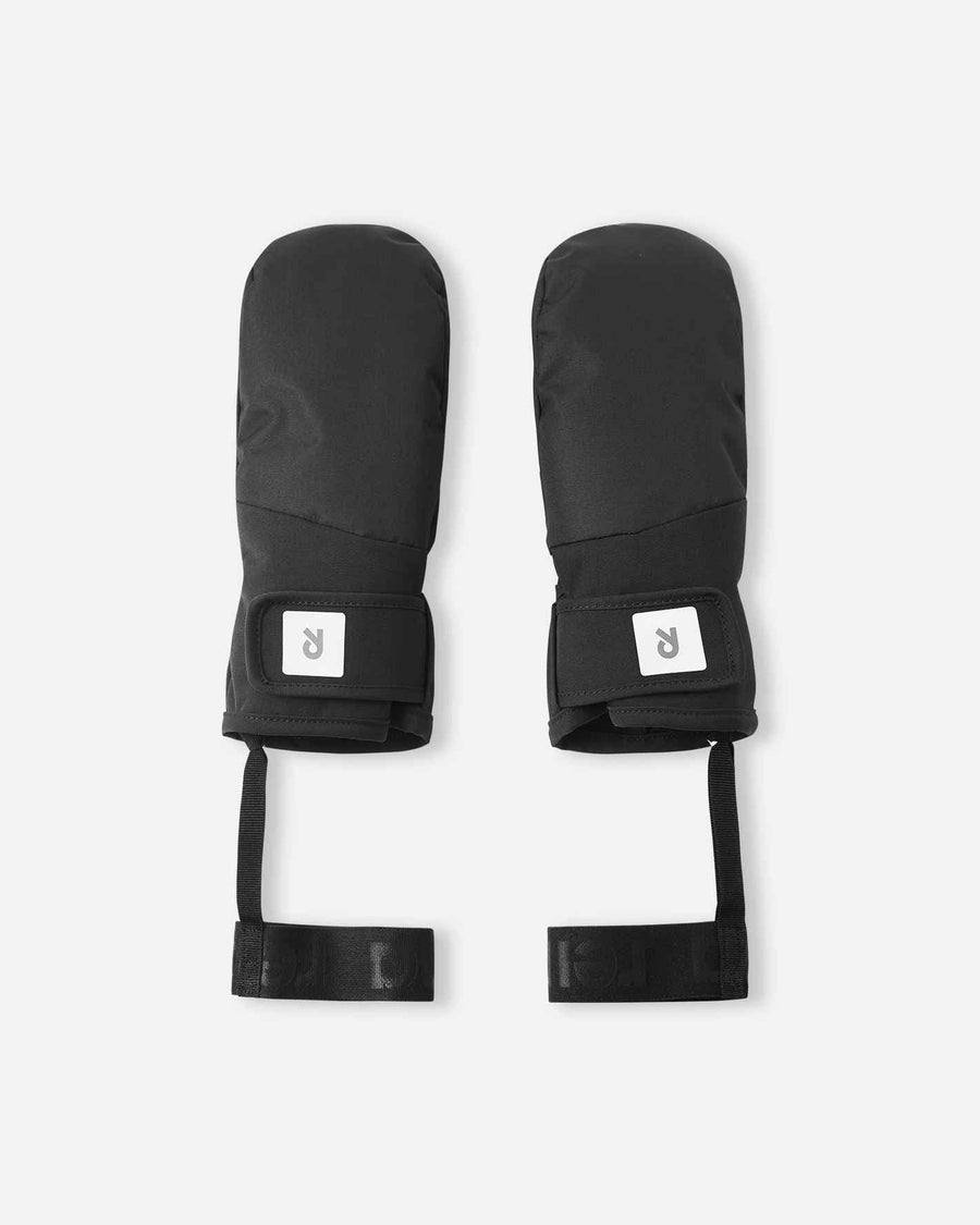 Reima Waterproof Ski Mittens – Lapases – Black - Nest and Sprout-Reima