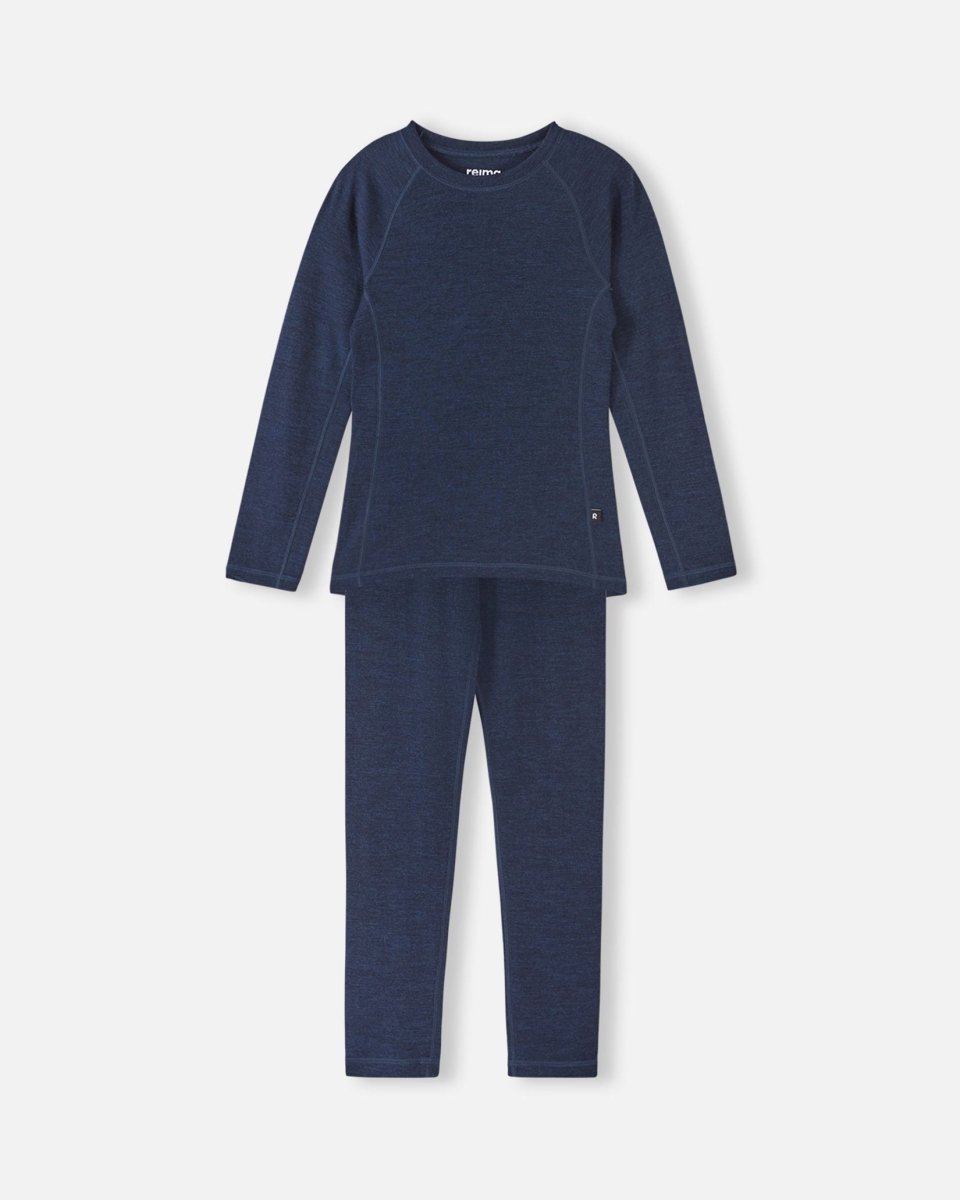 Reima Wool Base Layer Set – Kinsei – Navy - 18M to 14Y - Nest and Sprout-Reima