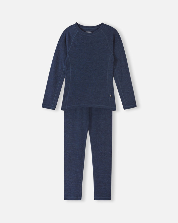 Reima Wool Base Layer Set – Kinsei – Navy - 18M to 14Y