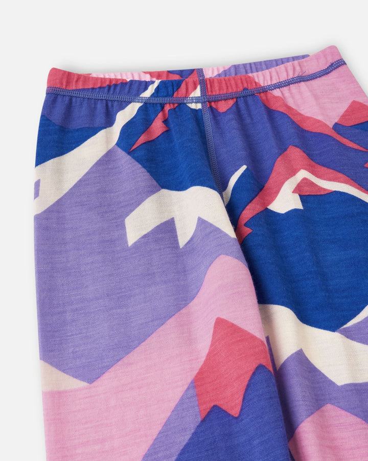 Reima Taitoa Wool-Lyocell Base Layer Set – Breezy Violet | Kids Thermal Underwear