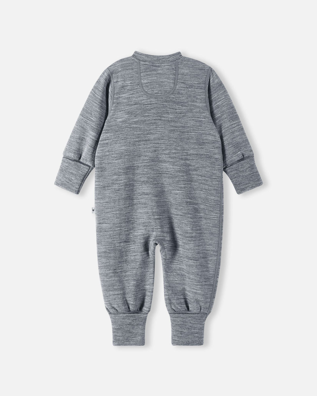 Reima Syliin Wool Jumpsuit – Melange Grey | Baby Merino Onesie