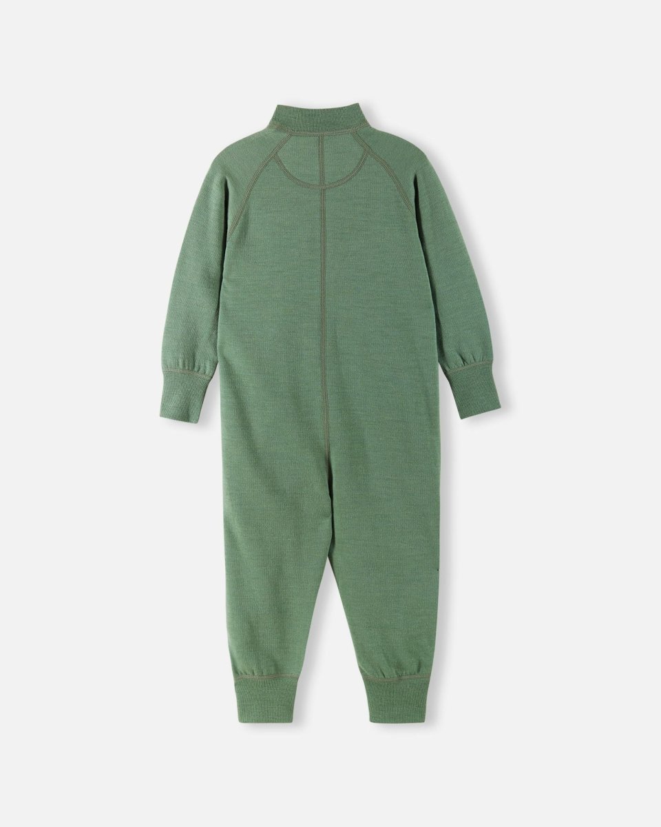 Reima Wool One Piece – Parvin – Green Clay - Nest and Sprout-Reima