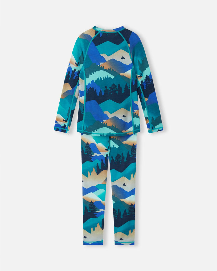 Reima Youth Wool Base Layer Set – Taitoa – Navy