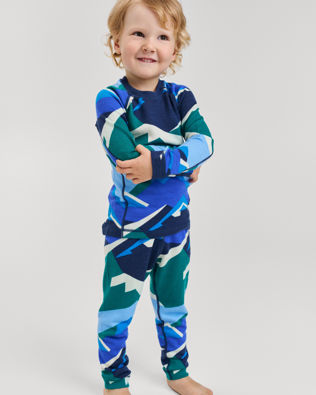Reima Taitoa Wool-Lyocell Base Layer Set – Navy | Kids Thermal Underwear