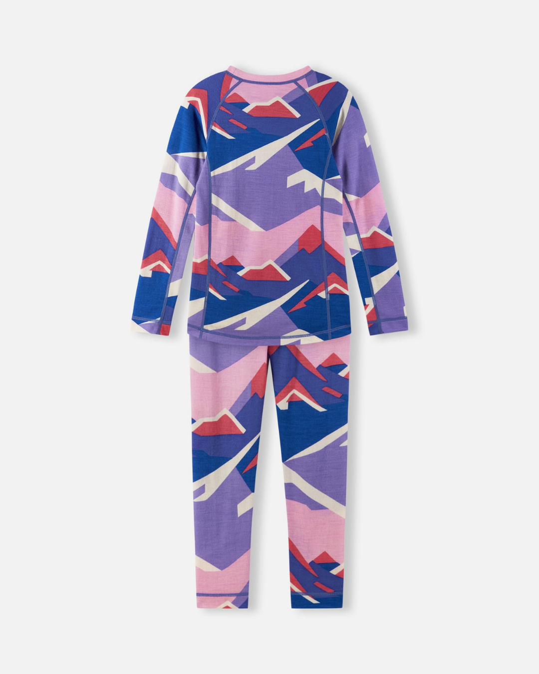 Reima Taitoa Wool-Lyocell Base Layer Set – Breezy Violet | Kids Thermal Underwear