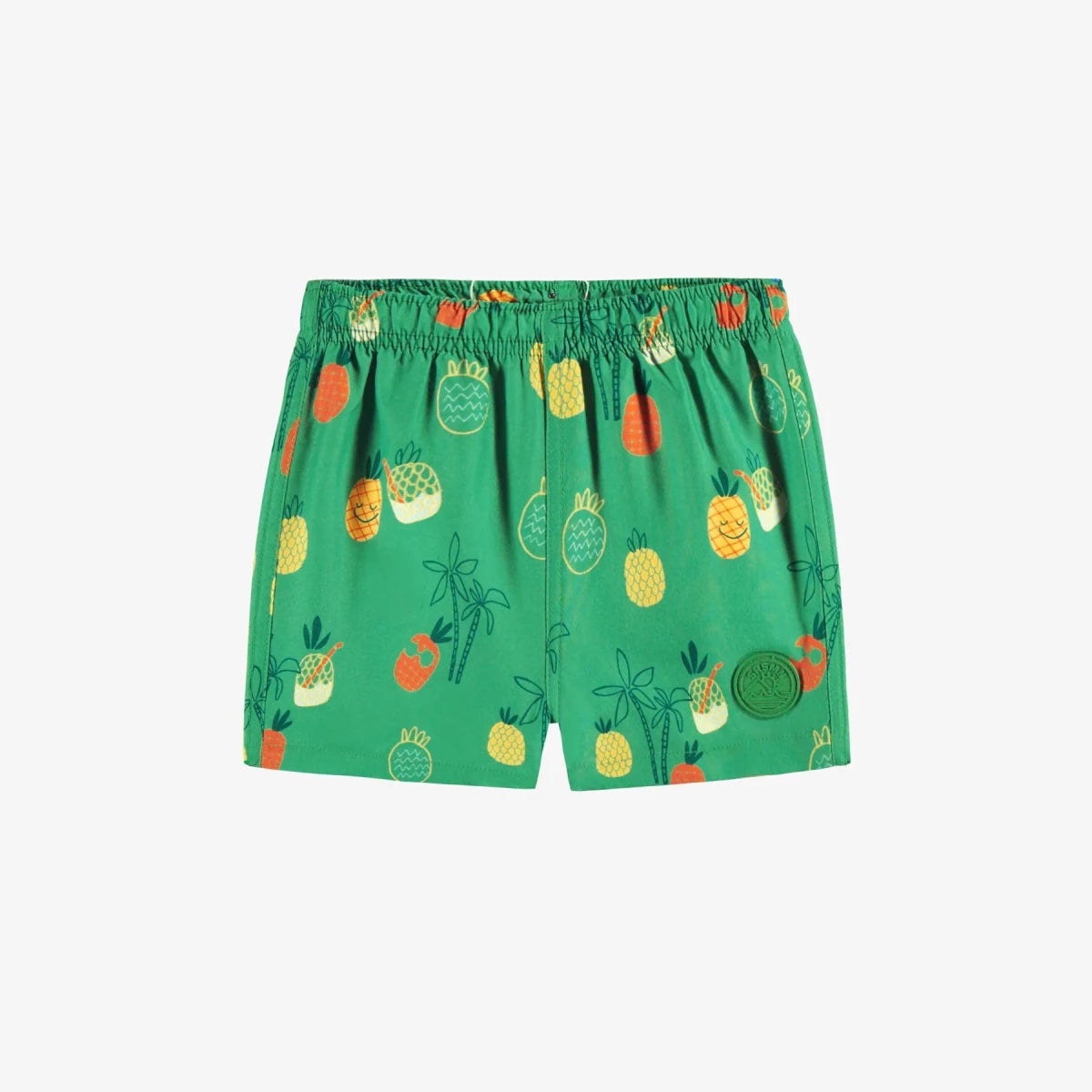 Baby & Toddler Swim Shorts| All Over Pineapple - Nest and Sprout - Souris Mini