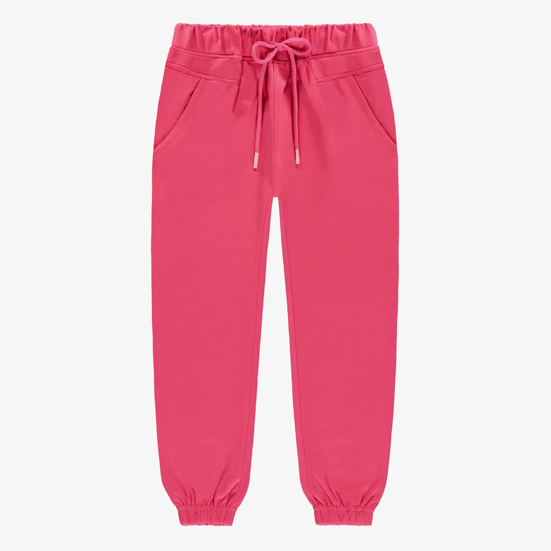 Pink jogger pants