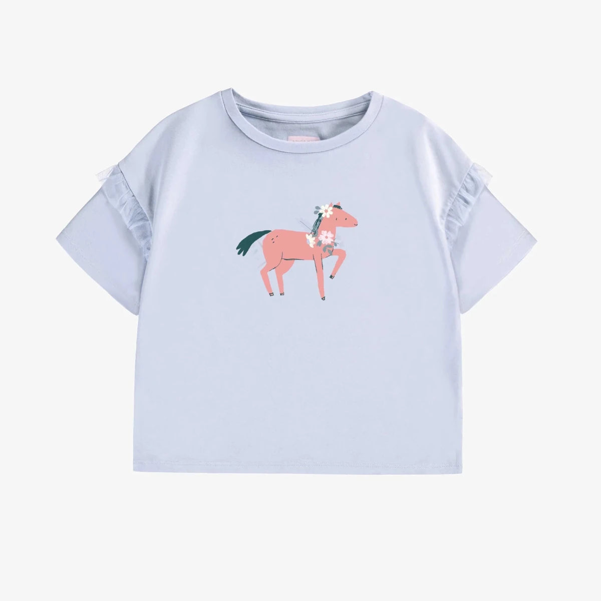 Kids T-Shirt | Ruffle Sleeves 5t { Final Sale } - Nest and Sprout - Souris Mini