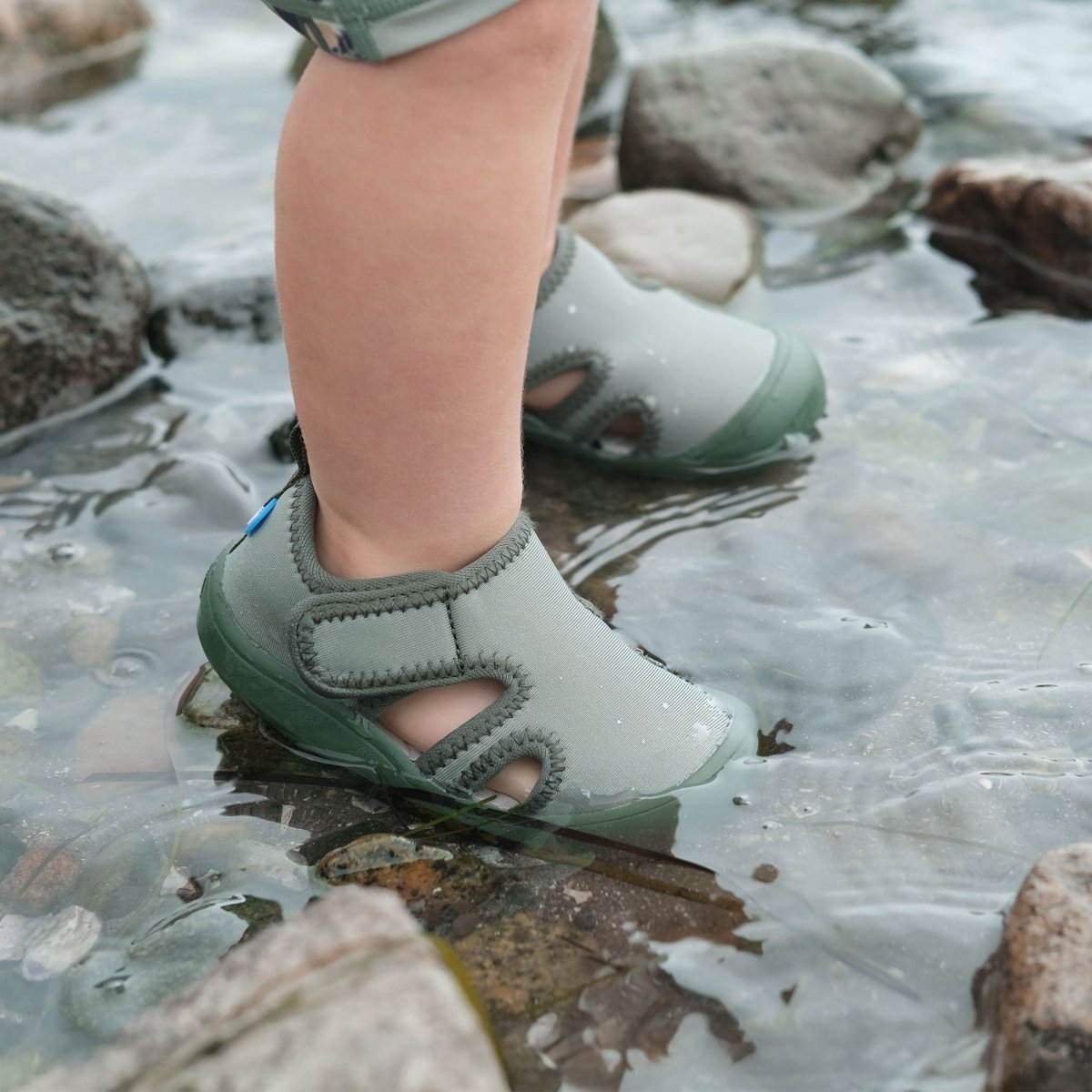 Jan & Jul Water Kids Sunny Breeze Sandal | Sage Green - Nest and Sprout - Jan & Jul