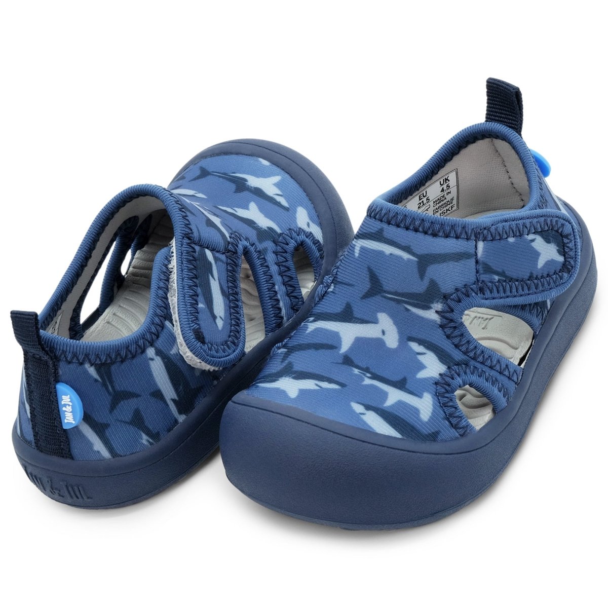 Jan & Jul Water Kids Sunny Breeze Sandal | Shark - Nest and Sprout - Jan & Jul