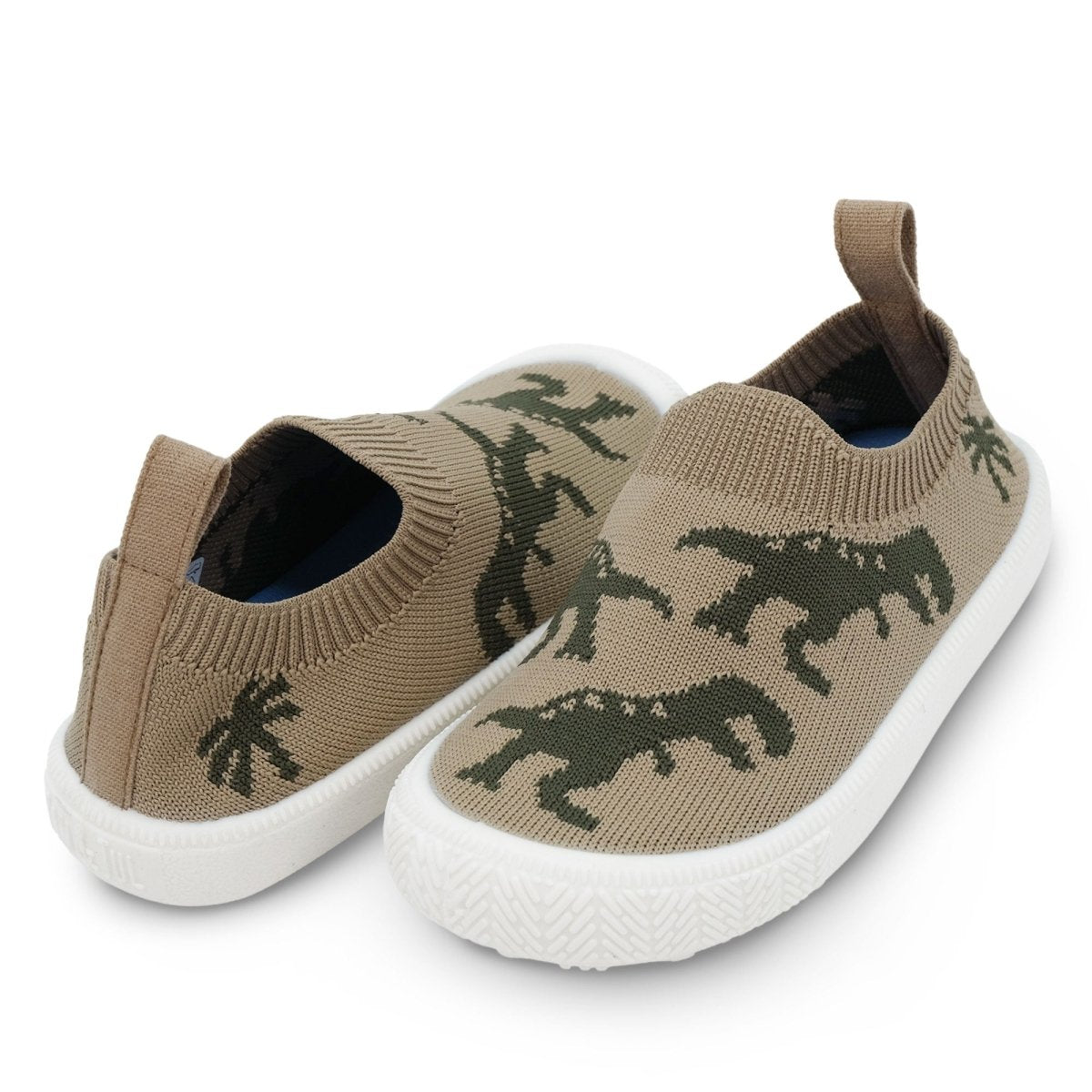 Jan & Jul Graphic Knit Shoes | T-Rex - Nest and Sprout-Jan & Jul