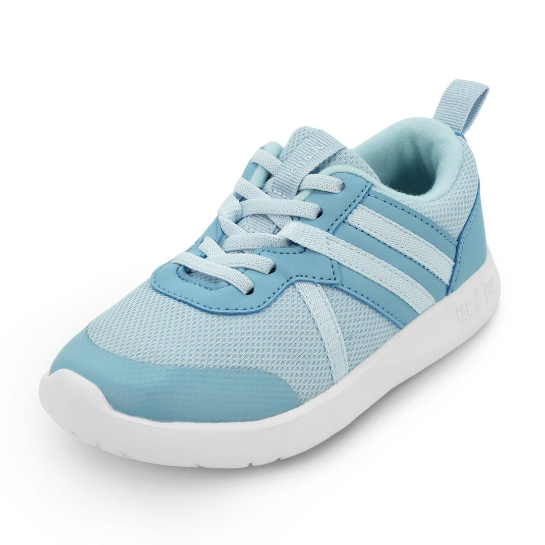 Jan & Jul Sneakers – Lite Classic Stripe – Breezy Blue - Nest and Sprout-Jan & Jul