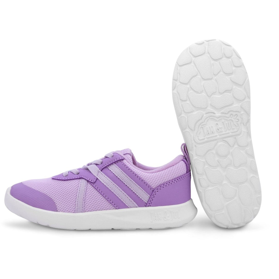 Jan & Jul Sneakers – Lite Classic Stripe – Dusty Purple - Nest and Sprout-Jan & Jul