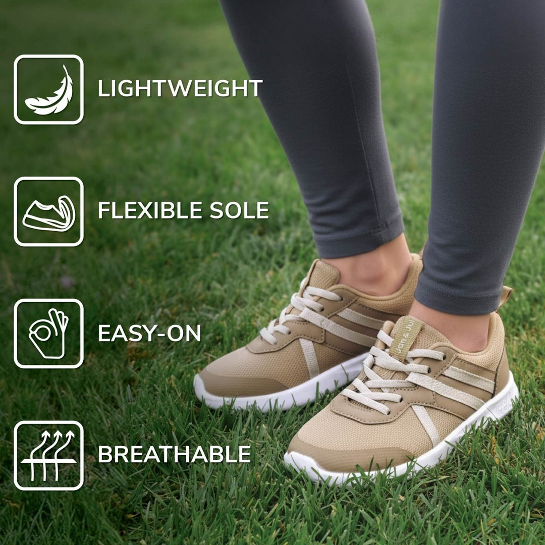 Jan & Jul Sneakers – Lite Classic Stripe – Jet Black - Nest and Sprout-Jan & Jul