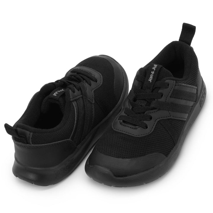 Jan & Jul Sneakers – Lite Classic Stripe – Jet Black - Nest and Sprout-Jan & Jul