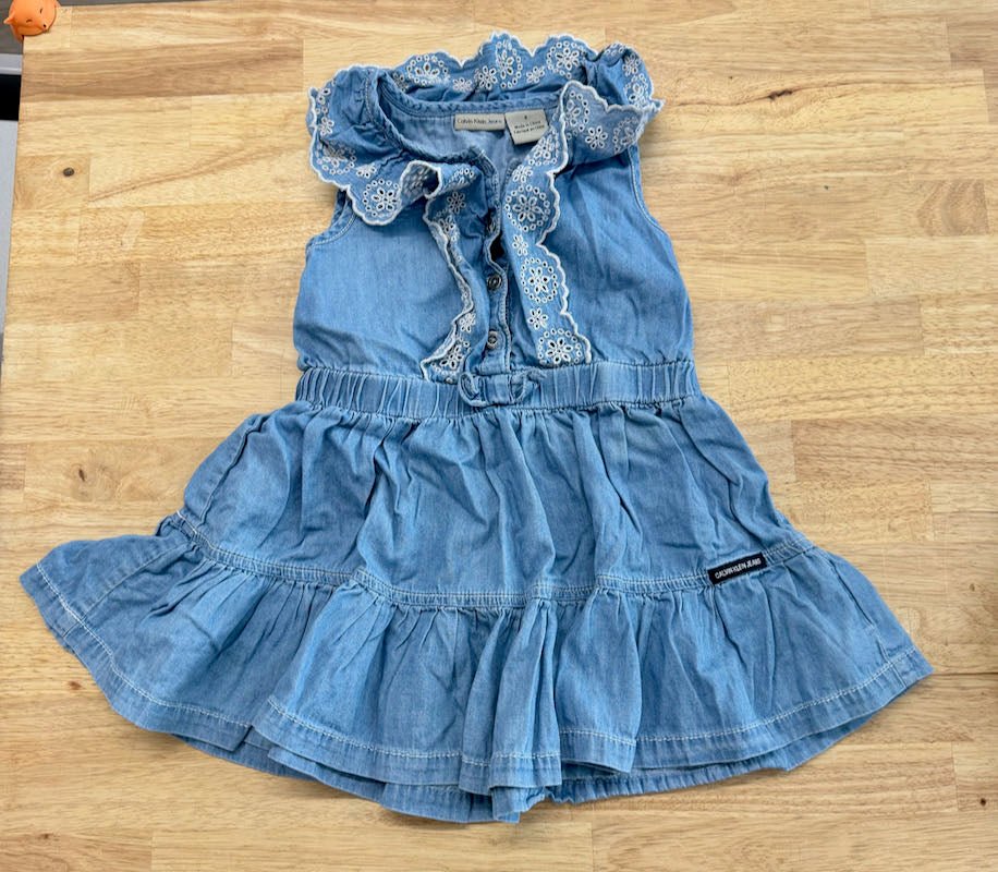 Calvin Klein Jeans Denim Tunic Dress | Size 4 - Nest and Sprout - Consignment