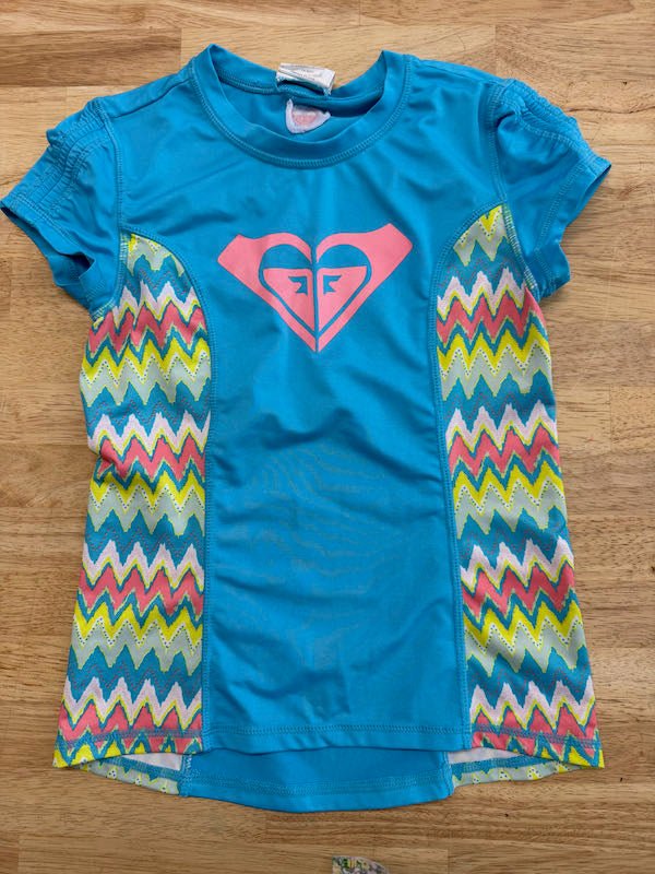 Roxy Rash Guard Blue | Size 7/8 - Nest and Sprout - Consignment