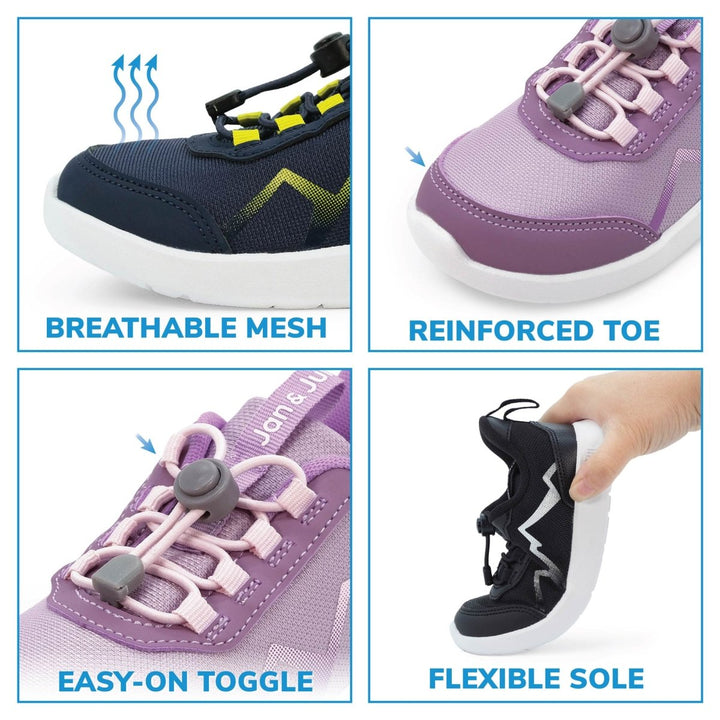 Jan & Jul Sneakers – Lite Mountain – Purple - Nest and Sprout-Jan & Jul
