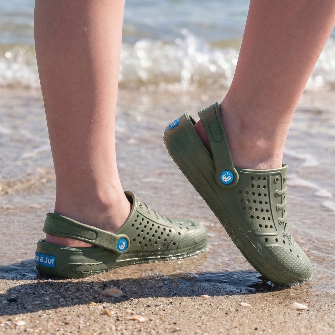 Jan & Jul SunLite Slip - Ons EVA – Sage Green - Nest and Sprout - Jan & Jul