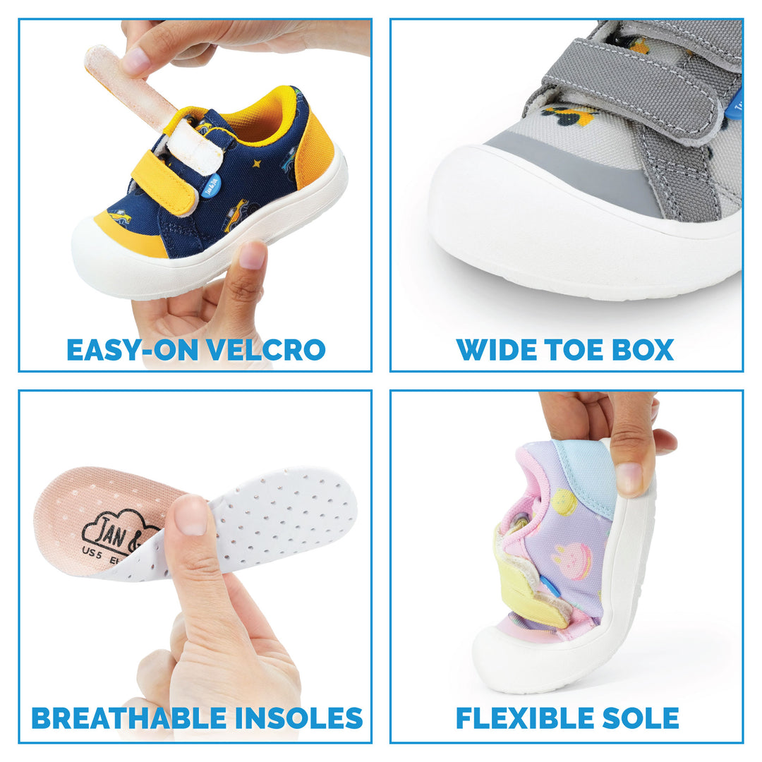 Jan & Jul Mini Canvas Shoes | Big Trucks