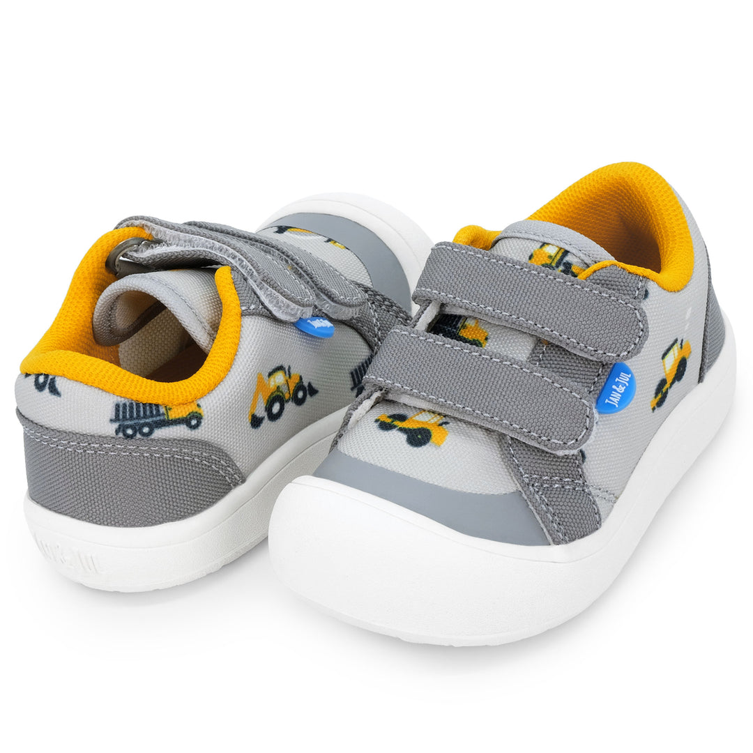 Jan & Jul Mini Canvas Shoes | Grey Construction
