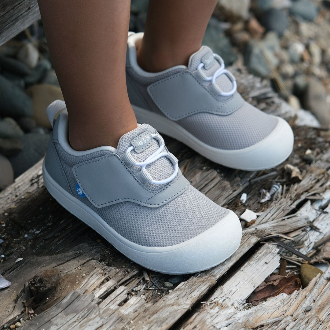 Jan & Jul Mini-Flyer Toddler Sneakers - Grey - Nest and Sprout-Jan & Jul