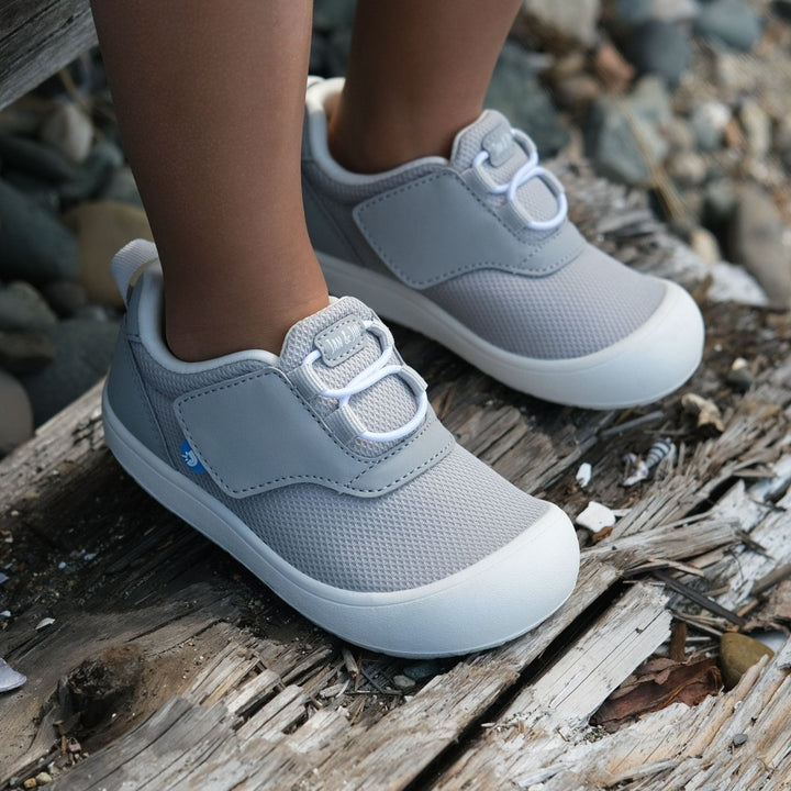 Jan & Jul Mini-Flyer Toddler Sneakers - Grey - Nest and Sprout-Jan & Jul