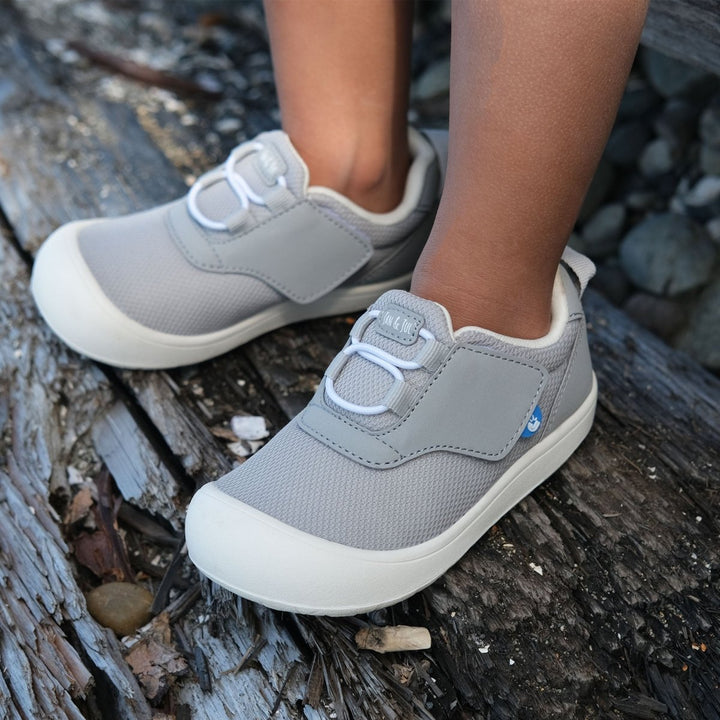 Jan & Jul Mini-Flyer Toddler Sneakers - Grey - Nest and Sprout-Jan & Jul