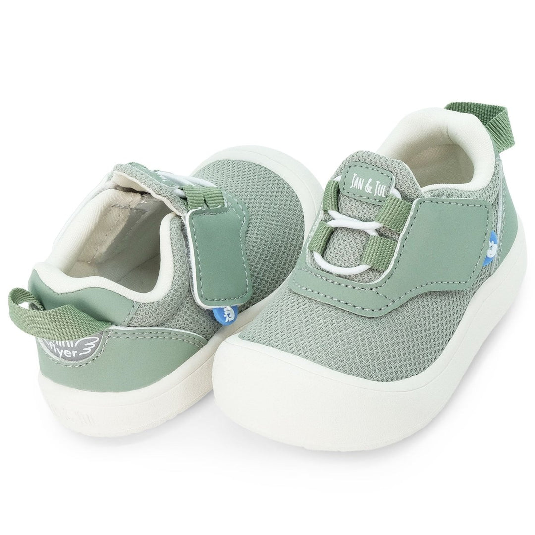 Jan & Jul Mini - Flyer Toddler Sneakers - Sage Green - Nest and Sprout - Jan & Jul