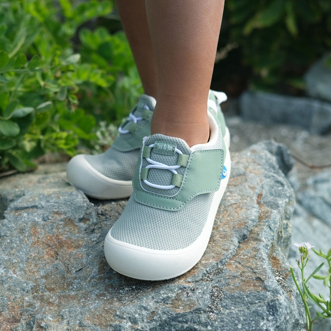 Jan & Jul Mini - Flyer Toddler Sneakers - Sage Green - Nest and Sprout - Jan & Jul