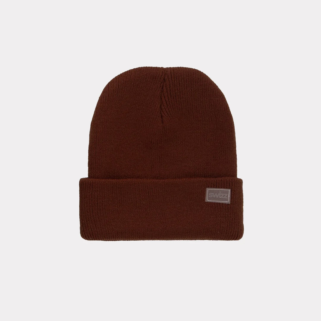 Swizz the Label Beanie – Coffee