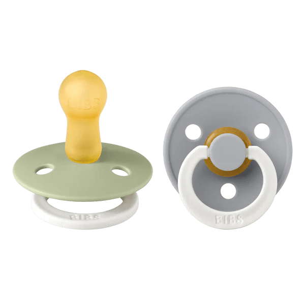 BIBS Pacifier Original COLOUR | Sage Glow / Cloud Glow - Nest and Sprout - BIBS