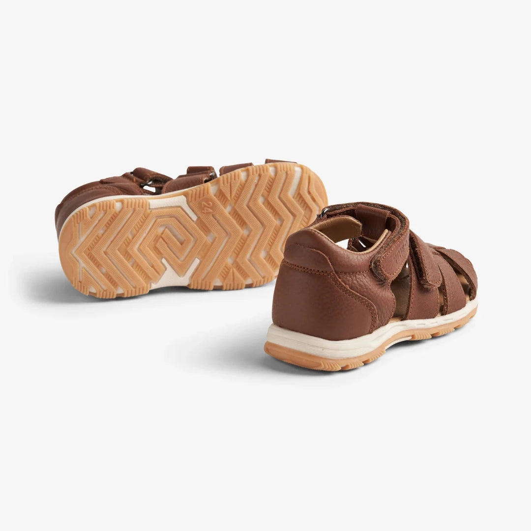 Wheat Sandal Frei – Cognac - Nest and Sprout - Wheat Kids