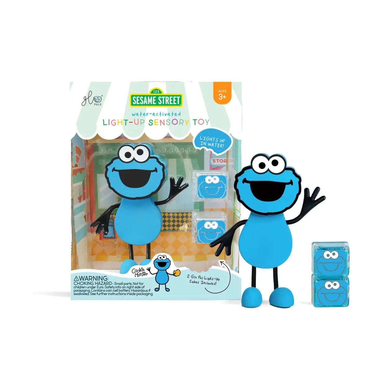 Sesame Street Glo Pals | Cookie Monster - Nest and Sprout - Glo Pals