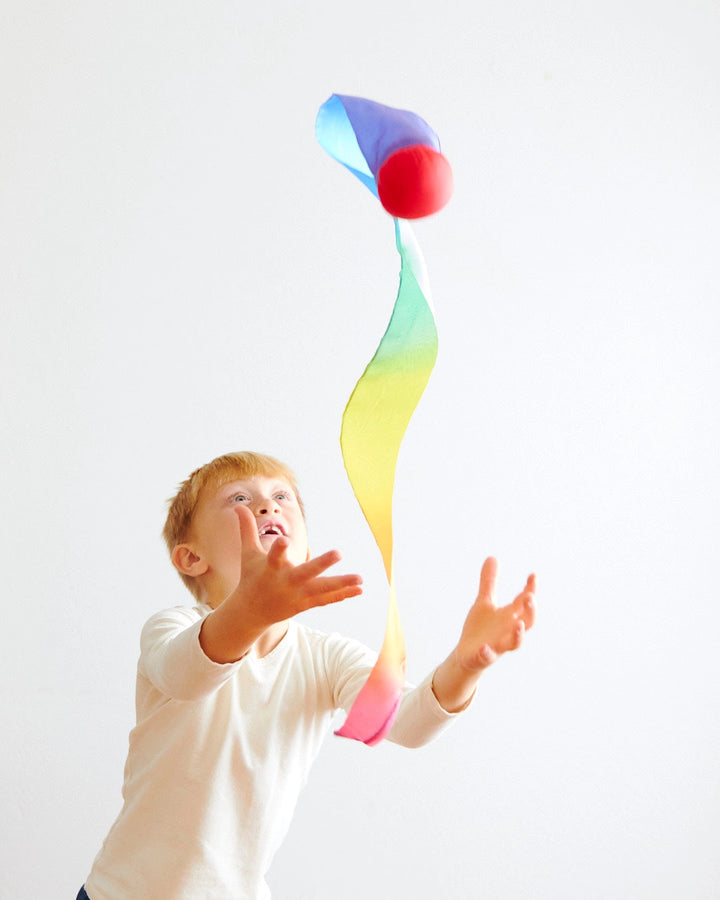 Silk Skytail - Waldorf Toy For Throwing, Movement Play